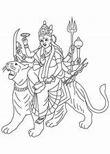 Navratri Coloring Pages Kids Sheets Clipart Ravan Dussehra Sketch  sketch template
