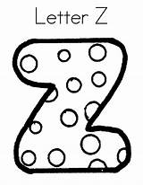 Printable Letter Z Coloring Pages  Word Searches sketch template