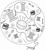 Sewing Themed Coloring Pages For Kids Free Printable  Vrogueco sketch template