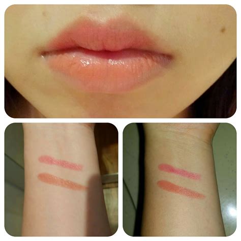 UGLYFATCHICK: Review : The Face Shop Black Label Lipstick 13. Pinky Brown and 11. Lovely Pink