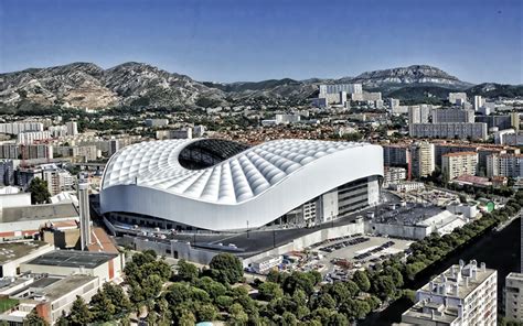 Download wallpapers Stade Velodrome, French football stadium, Marseille ...