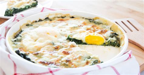 Baked Spinach Florentine Style - Italian Recipe Book