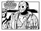 Jason Voorhees Coloring Pages At GetColoringscom  Free Printable sketch template