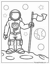 36 Astronaut Coloring Pages Free PDF Printables sketch template