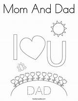 Mom And Dad Coloring Page  Twisty Noodle sketch template