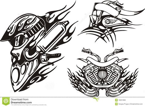 11 Tribal Vector Graphics Bike Images - Free Motorcycle Vector Clip Art, Vector Tribal Bike ...