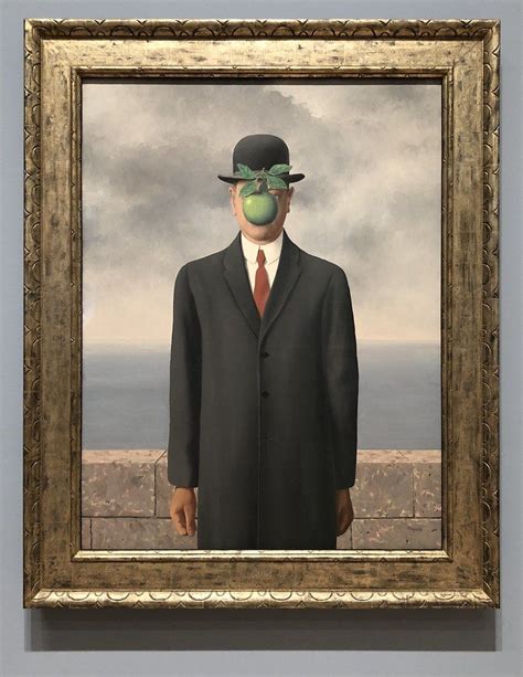 surrealist painting man with apple face - Good Piece Chronicle Photo ...