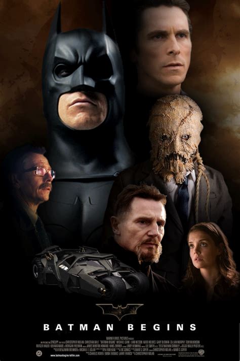 My Batman Begins Poster OC | Batman begins, Batman comic cover, Batman film