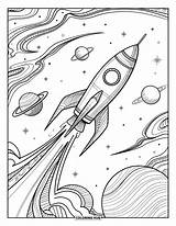 65  Rocket Coloring Pages For Kids & Adults Free Printable PDFs sketch template
