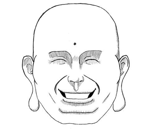 Laughing Buddha sketch by Cayetanus2501 on DeviantArt