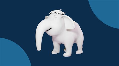 ArtStation - Elephant 3D Cartoon Rigged Model - Blender | Game Assets