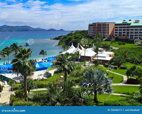 The Beautiful Beach at the Ritz Carlton Hotel in St. Thomas, USVI ...