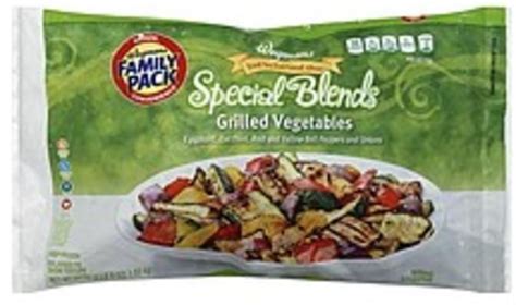 Wegmans FAMILY PACK Grilled Vegetables - 54 oz, Nutrition Information | Innit