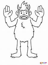 20  Yeti Coloring Pages Free Printable PDF & Online Coloring sketch template