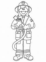 Firefighter Coloring Pages  Free Printable For Kids sketch template