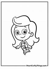Coloring Pages Molly Guppies Bubble Cat Saved Kids Sketch Page sketch template