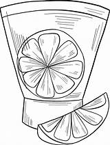 Martini Glass coloring Page  ColouringPages sketch template