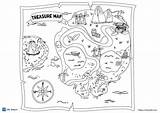16 Free treasure map coloring Pages  ESL Vault sketch template