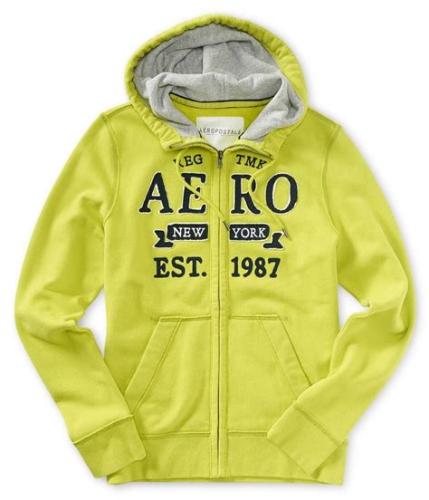 Aeropostale - Aeropostale Mens Full Zip Hooded Hoodie Sweatshirt - Walmart.com - Walmart.com