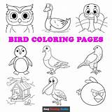 Coloring Pages Of Tropical Bird sketch template
