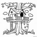 Tree House Adventure Coloring Page 15911 13007 sketch template