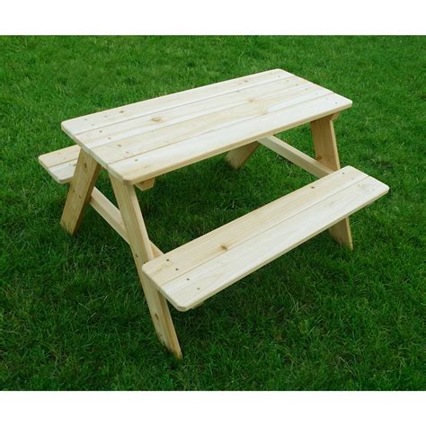 Merry Products™ Kids Wooden Picnic Table - 588458, Patio Furniture at ...