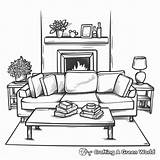 Living Room Coloring Pages  Free & Printable sketch template