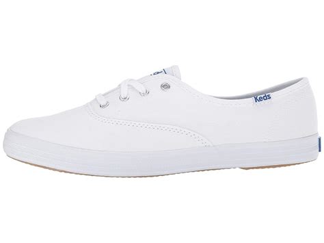 Keds Womens Champion Canvas Low Top Lace Up Walking, White Canvas, Size 7.5 OsSz | eBay