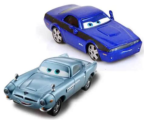 Free Shipping Set Of 2 PCS Pixar Cars 2 Toys Finn MCMissile And Rod Torque Redline Diecast Pixar ...