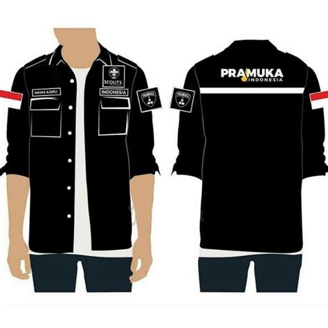 Baju Kemeja/ PDL/ PDH Pramuka | Kemeja, Pramuka, Jaket