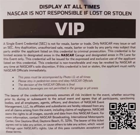 NASCAR Drops the Hammer on Member Selling VIP Access; Issues $25k Fine, Suspension | Kickin' the ...