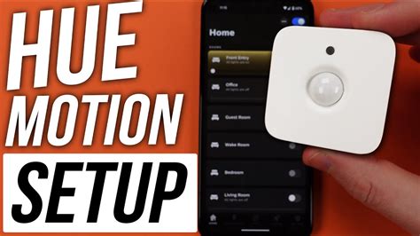 Philips Hue Motion Sensor Setup (and Configuration) - YouTube