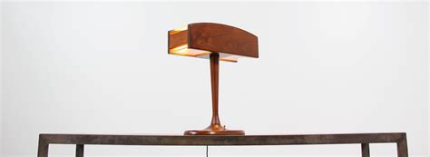 Mid-Century Modern Walnut Desk Lamp | Danish Modern L.A.