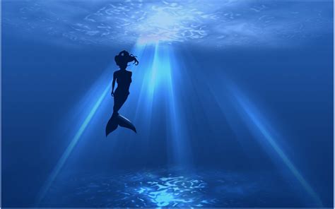 Mermaid Silhouette wallpaper | other | Wallpaper Better