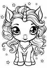Unicorn Coloring Pages For Kids Coloring sketch template