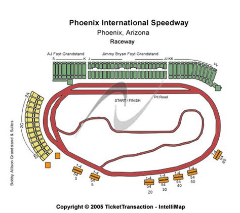 Phoenix International Raceway Tickets in Avondale Arizona, Seating ...