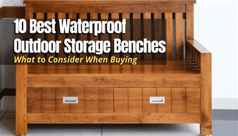10 Best Waterproof Outdoor Storage Benches - The Backyard Pros