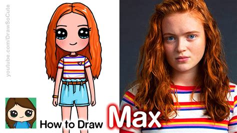 How To Draw Max From Stranger Things - Stranger Things Max And Eleven Drawings In 2020 | Hostrister