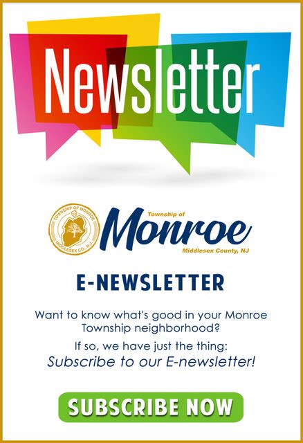 » Monroe Township E-Newsletter