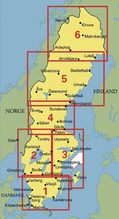 Map Södra Götaland 1:250.000 - Books & maps