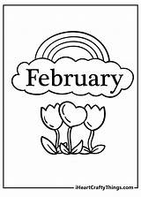 February Coloring Pages sketch template