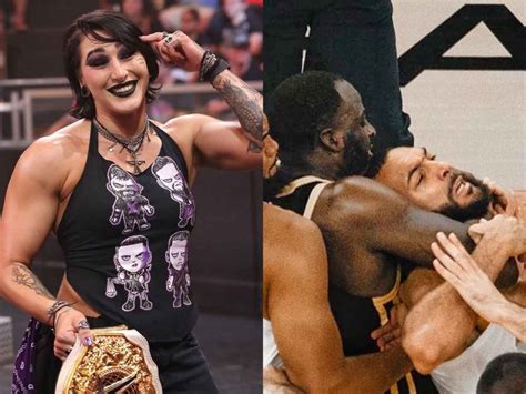 Rhea Ripley drops 1-word reaction to Draymond Green's viral choke ...