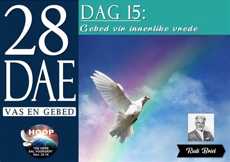 28 Dae vas en gebed. Dag 15: Gebed vir innerlike vrede – AGS Centurion