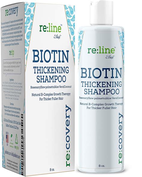 Biotin Shampoo for Hair Growth - Thickening Shampoo for Hair Loss All Natural for Thinning Hair ...