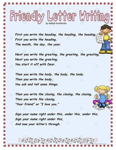 kids friendly letter - Children simply follow the example of characters ...