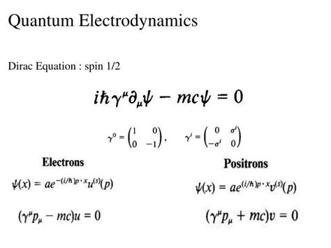 PPT - Quantum Electrodynamics PowerPoint Presentation, free download ...