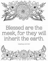 Beatitudes For Children Coloring Pages sketch template