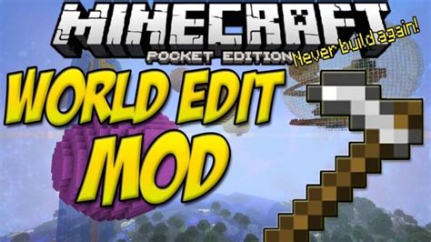 World Edit for Minecraft Pocket Edition 1.15