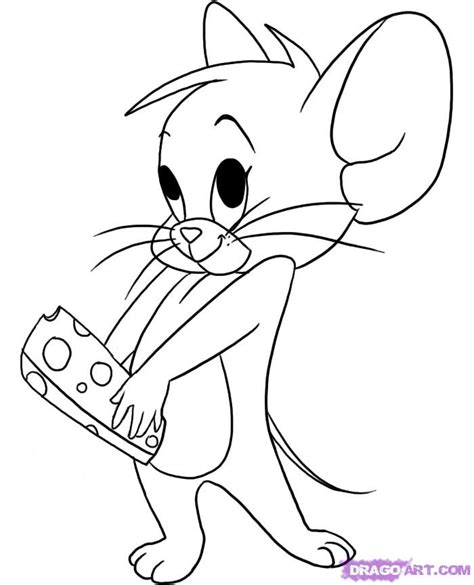 Cartoons Coloring Pages: Tom and Jerry Coloring Pages