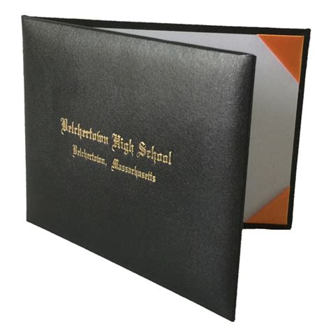 High School Diploma Holder & Cover, Custom & Personalized School Folders